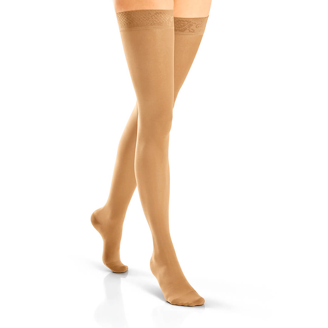JOBST® UltraSheer Muslo Honey 15-20 mmHg Punta Cerrada