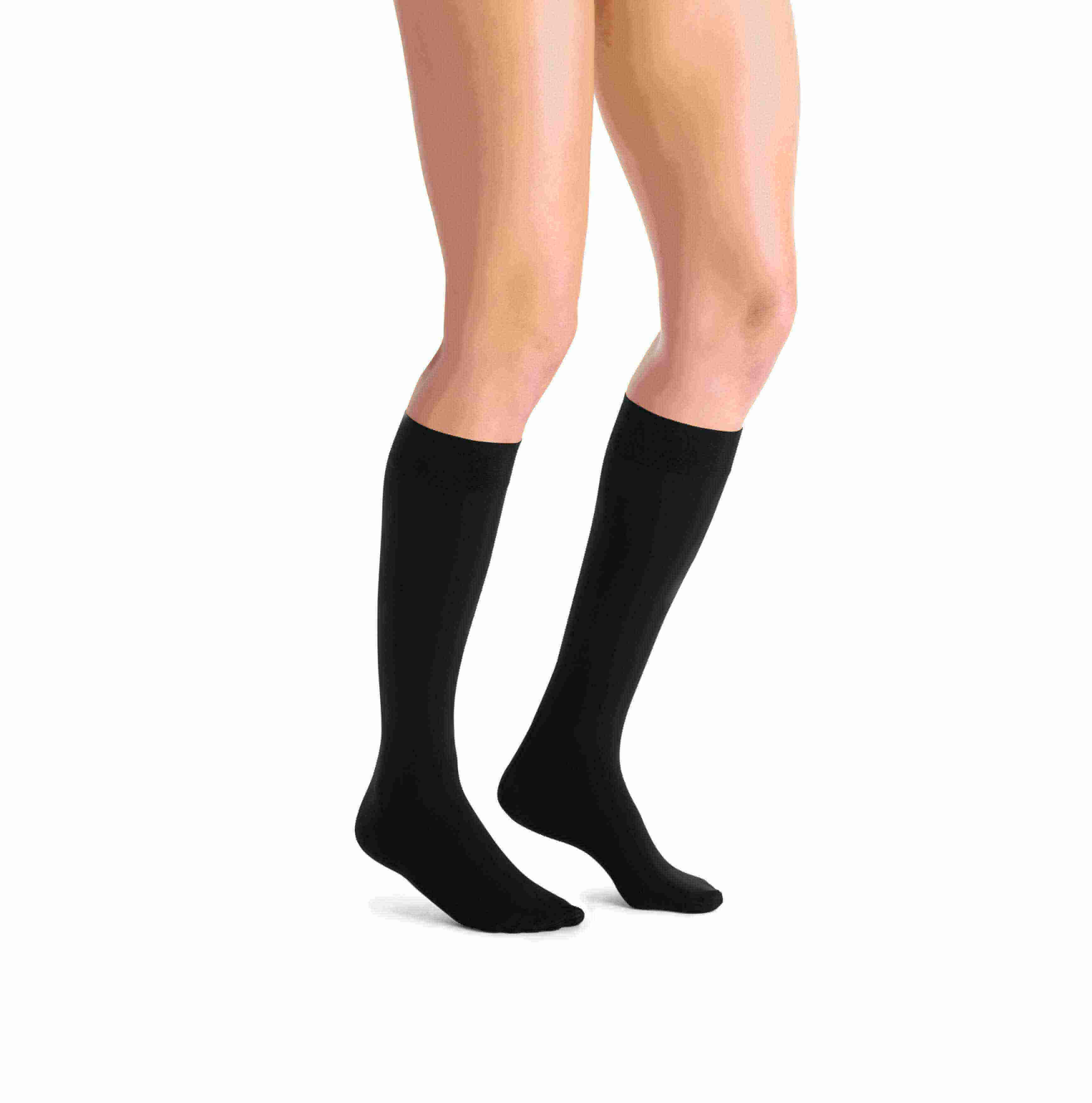 JOBST® Opaque Rodilla Negro 15-20 mmHg